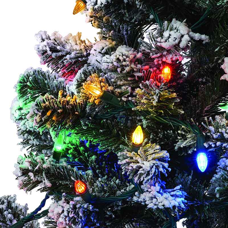 Outdoor/Indoor Christmas Lights 300-Count Total C3 LED Bulbs, 97.8ft, 300, Multi-Color